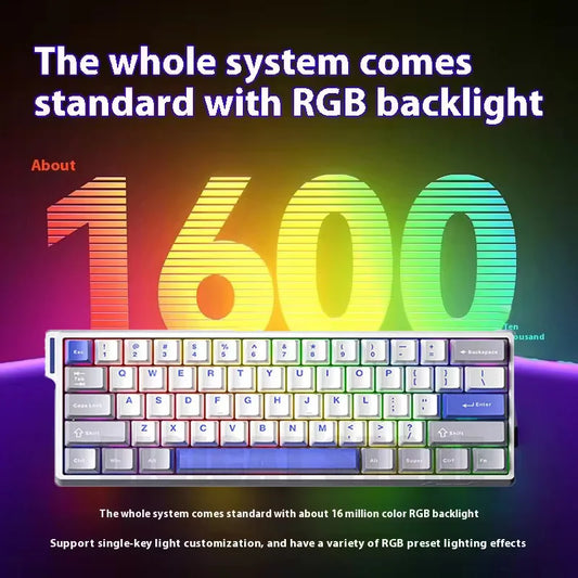 Aula Win68 HE Magnetic Switch MIni E-sports Gaming Keyboard 8k Wired Custom Hot Swap RGB Mechanical Keyboard for Pc Gamer Gift