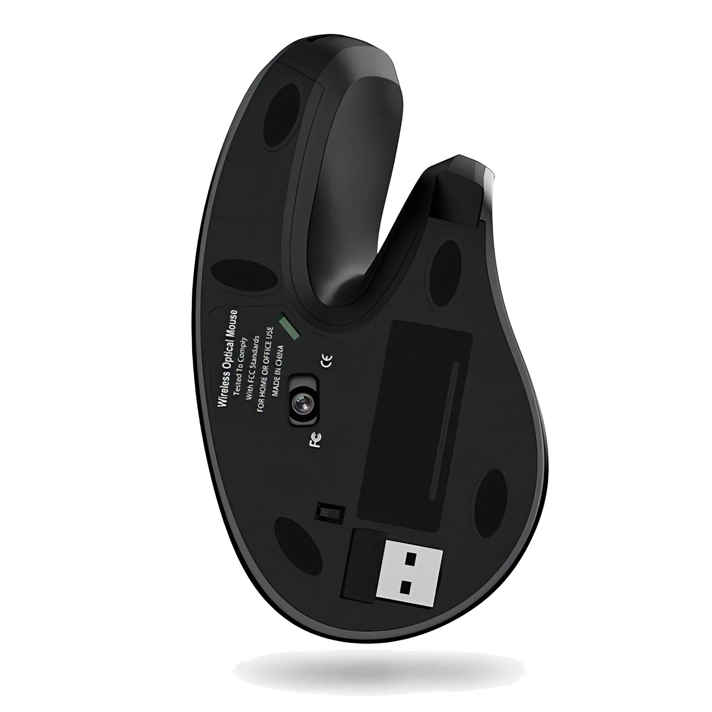 Ergonomic 2.4G USB Wireless Vertical Mouse Battery Silent Wrist Healthy Mice Mause for Laptop Computer Office Work Gamin
