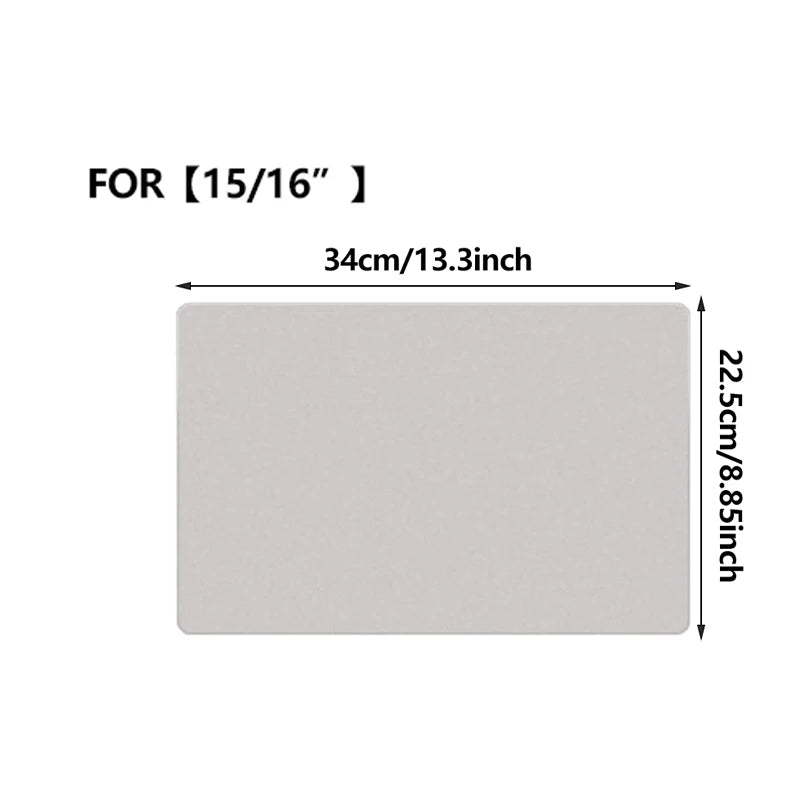 Laptop Protective Film Microfiber Dustproof Palm Keyboard Blanket Cover NotebookLaptop Screen Cloth MacBook Pro 13/15/16 lnch