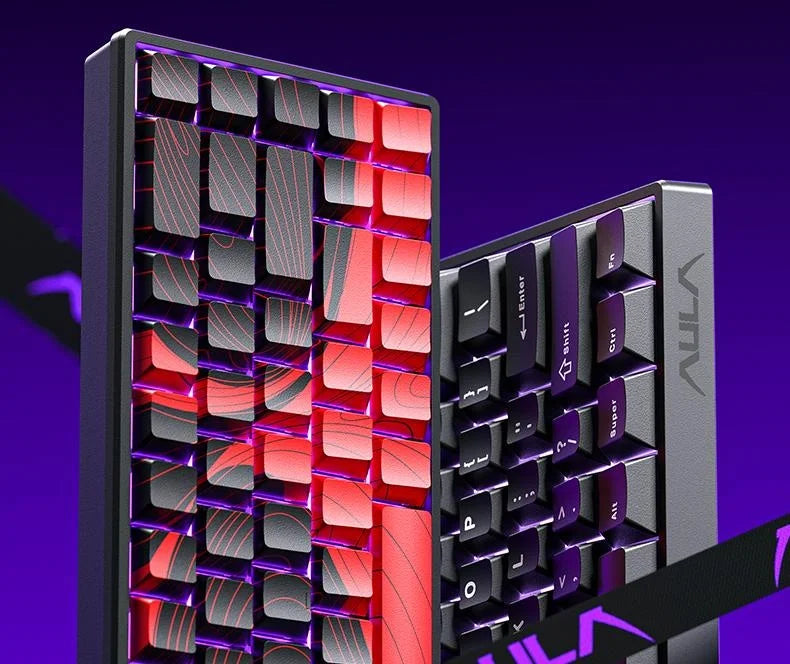 Aula Win68 HE Magnetic Switch MIni E-sports Gaming Keyboard 8k Wired Custom Hot Swap RGB Mechanical Keyboard for Pc Gamer Gift