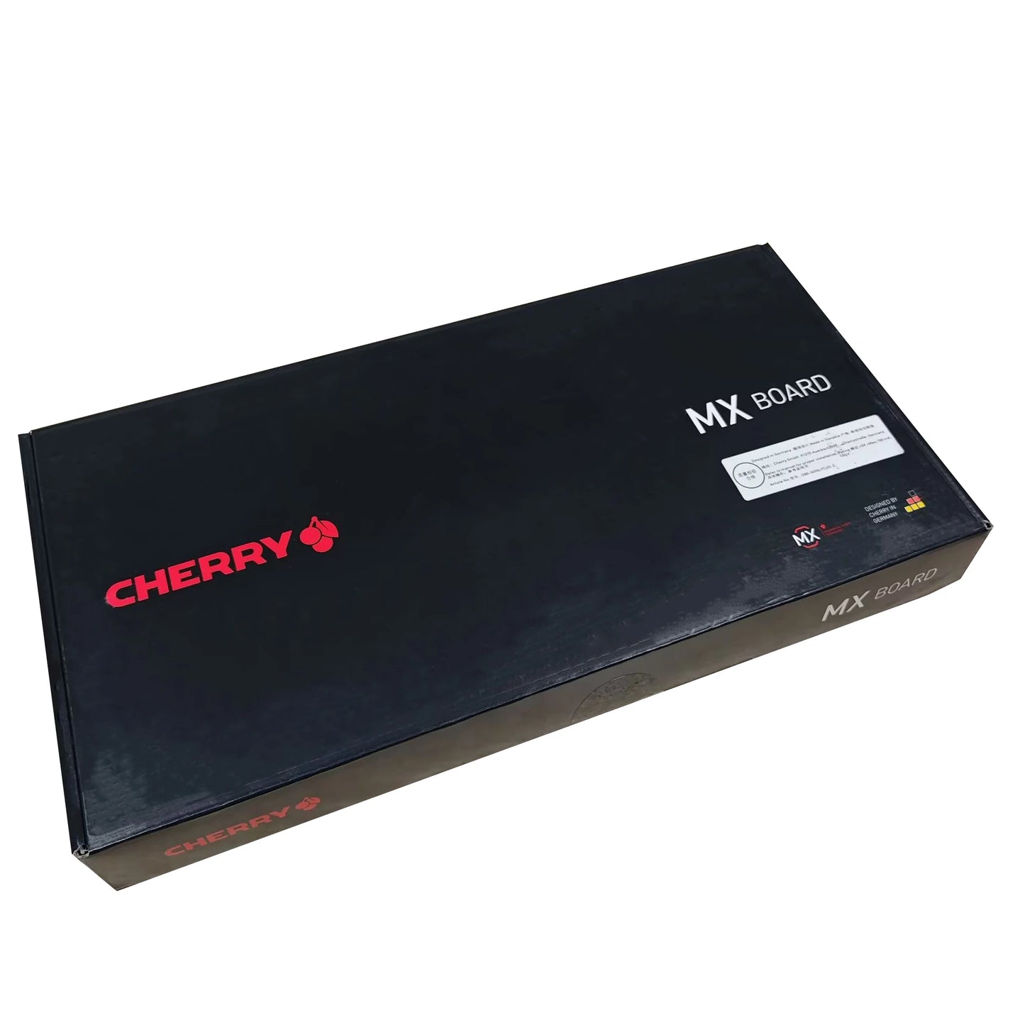 CHERRY G80-3494 Black White Plastic Case Black Green Silent Red Switch 104 Full Size Retro Typing Mechanical Keyboard