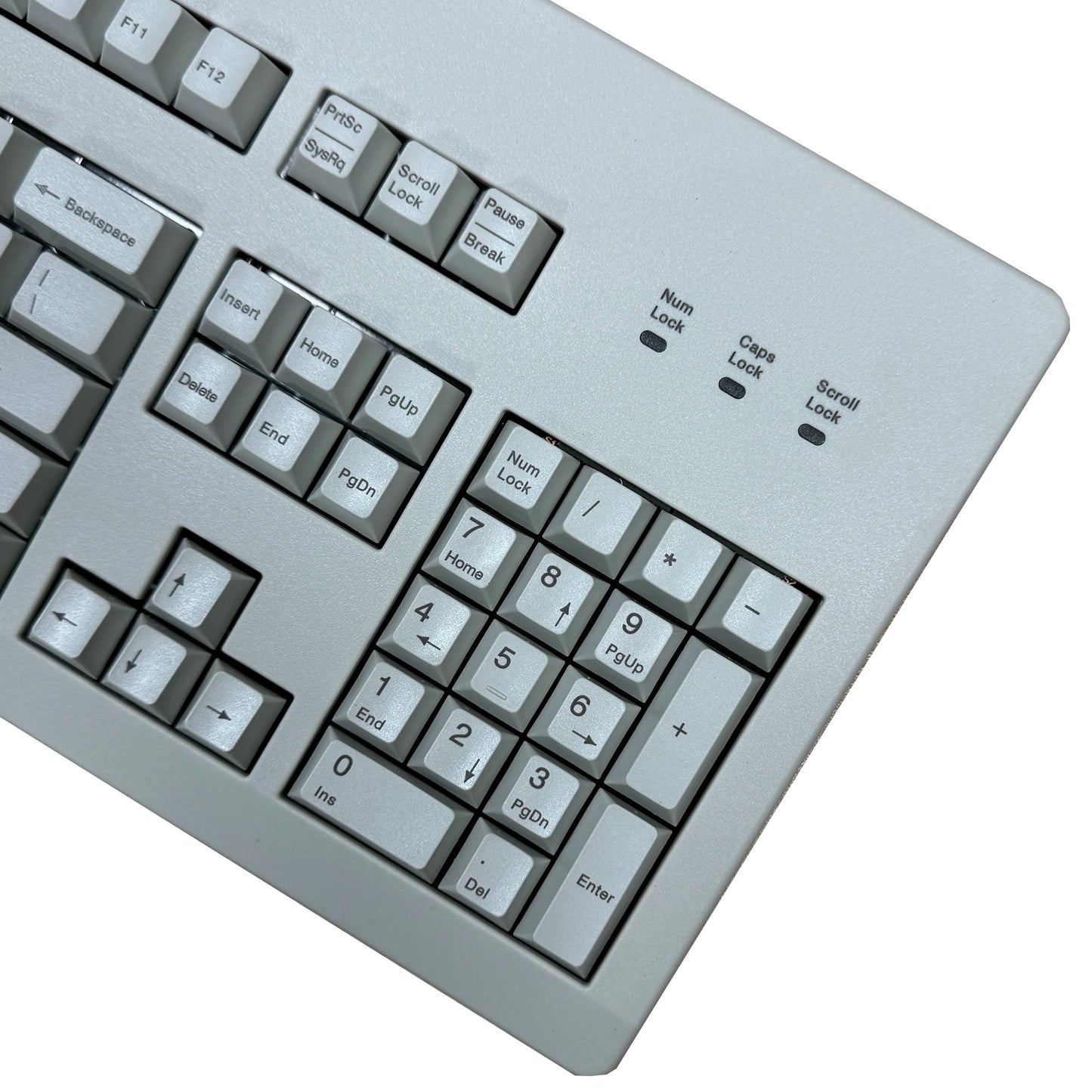 CHERRY G80-3494 Black White Plastic Case Black Green Silent Red Switch 104 Full Size Retro Typing Mechanical Keyboard