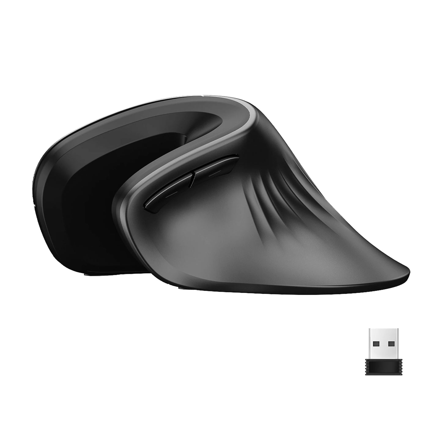 Ergonomic 2.4G USB Wireless Vertical Mouse Battery Silent Wrist Healthy Mice Mause for Laptop Computer Office Work Gamin