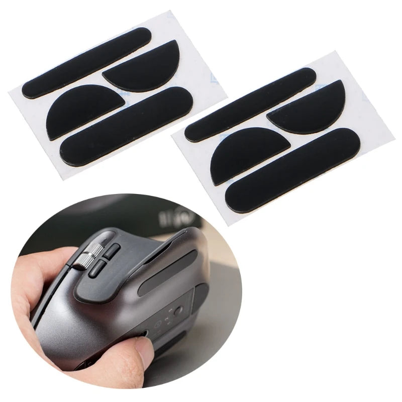 2 Sets for MX Master 3S Rounded Curved Edges Mouse Feet Mouse Skate Mouse Pads Wireless Gaming Mouse Feet Replacement