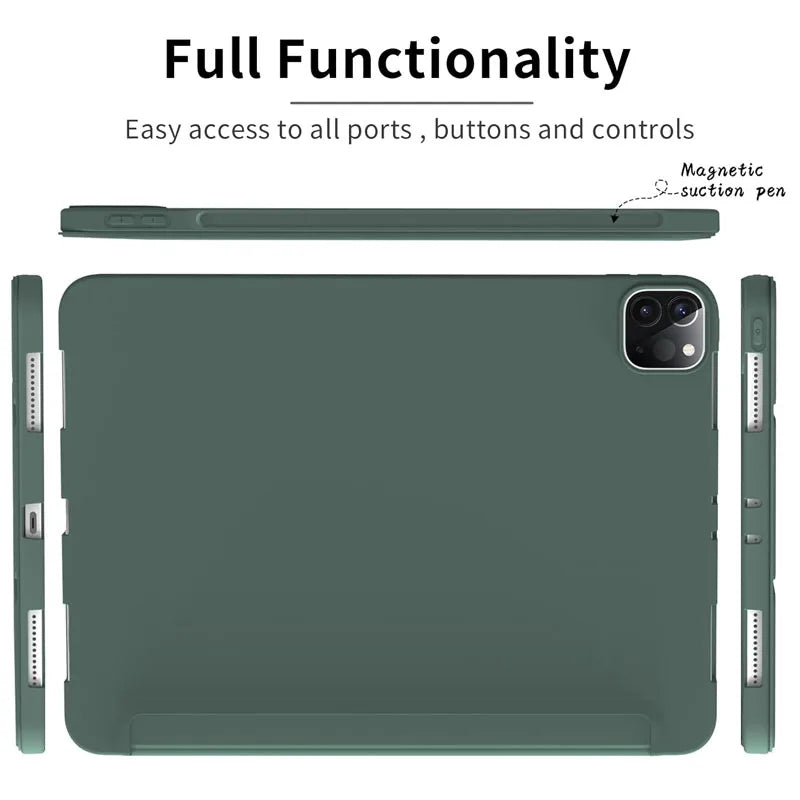 Smart case For iPad 6th 5th 7th 8th 9th Gen 10.2  iPad Air 11 11th 11 2025 pro 11 1 2 3 4 9.7 Cover IPad Air 5 4 10th 10.9 Funda