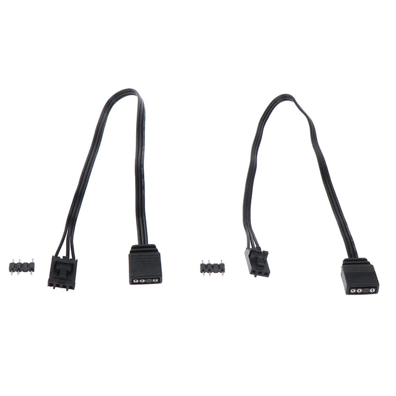 Adapter Cable For Corsair RGB To Standard ARGB 4Pin 3Pin Adapter Connector Pirate Ship Controller Adapter Line QL LL120 ICUE