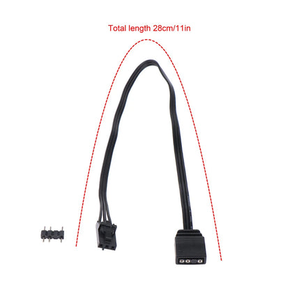 Adapter Cable For Corsair RGB To Standard ARGB 4Pin 3Pin Adapter Connector Pirate Ship Controller Adapter Line QL LL120 ICUE