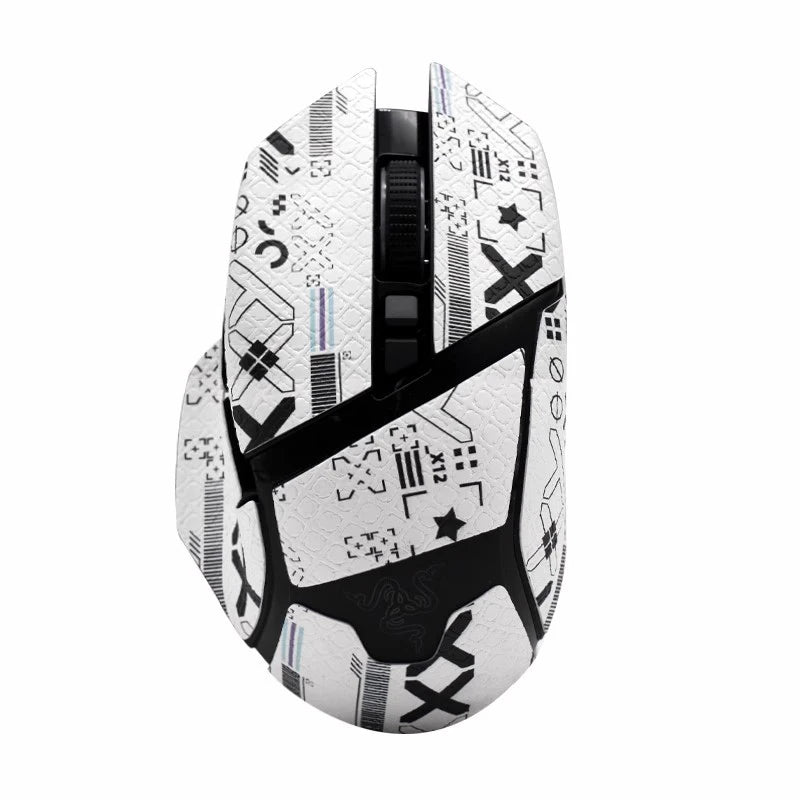 Mouse Grip Tape Skate Handmade Sticker Non Slip Lizard Skin Suck Sweat for Razer Basilisk X Hyperspeed Wireless Ultimate V2 V3