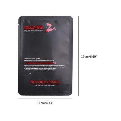 Hotline Games Mouse  Grip Tape DIY Version Self Adhesive Design Sweat Resistant Tape Pads Mouse Side Stickers P9JD