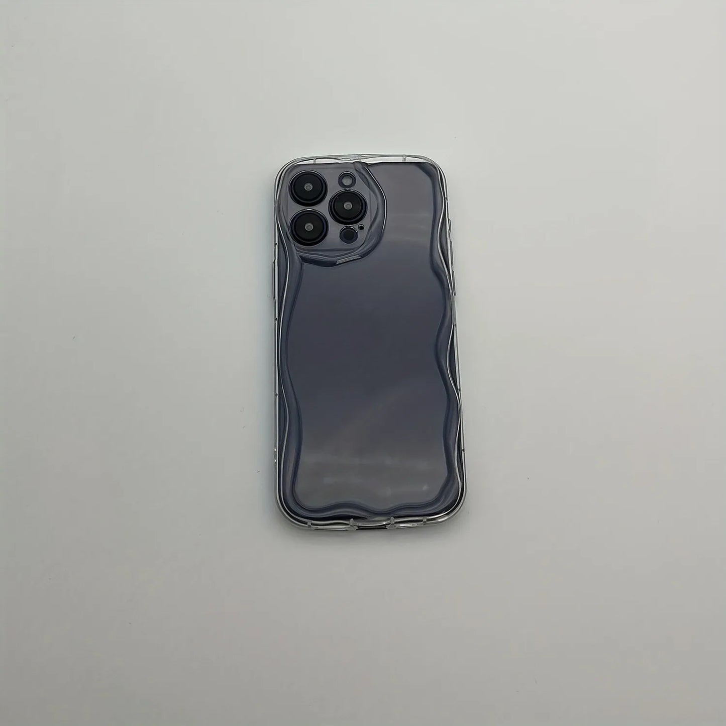 3D Wave Cute Casual Shockproof Phone Case For iPhone 17 16 Pro Max 15 14 13 12 11 XS X XR 7 8 Plus Camera Lens Protection Cover