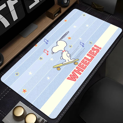 Mouse pad large Gaming Desk Mat Computer Keyboard desk pad Mats Non-slip rubber Game player PC carpet S-Snoopy Mousepad Kawaii