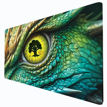 Red Dragon Eyes Mouse Pad The Magic Gathering Play Mats XXL Non-Slip TCG Playmat Rubber MTG DTCG CCG RPG Trading Cards Desk Mats