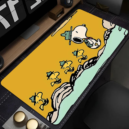 Mouse pad large Gaming Desk Mat Computer Keyboard desk pad Mats Non-slip rubber Game player PC carpet S-Snoopy Mousepad Kawaii