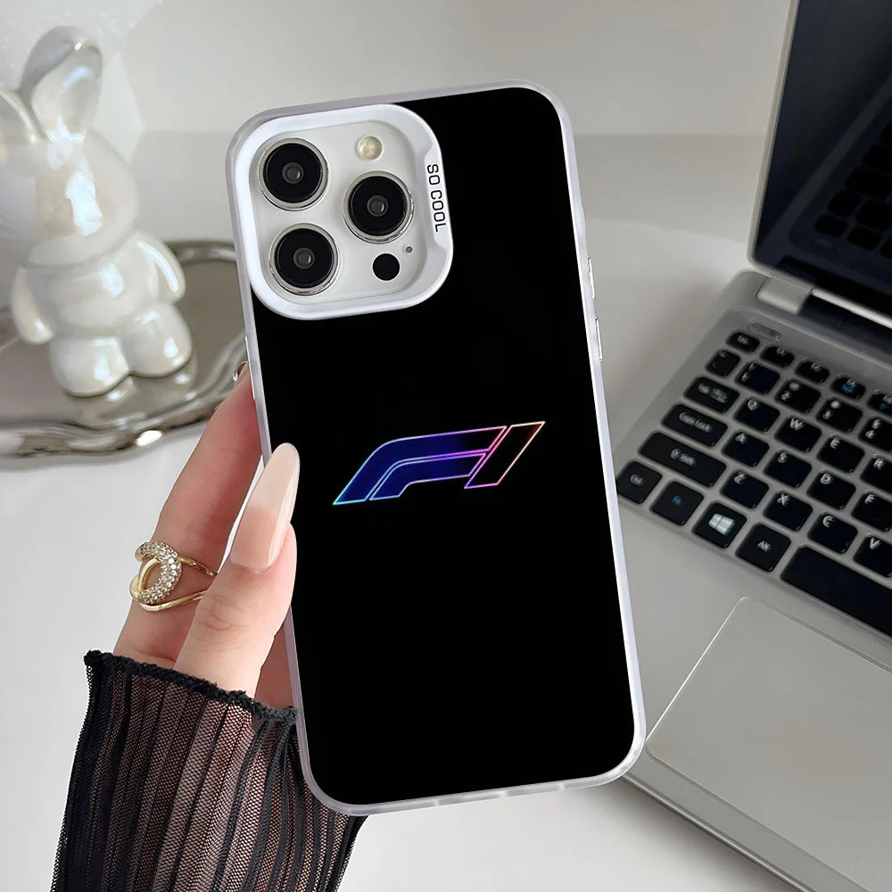 Epc F1 Race Tracks Circuits 2024 Phone Case IMD Phone Case For IPhone 16 15 14 13 12 11 Pro Max Plus Color Silver Cover