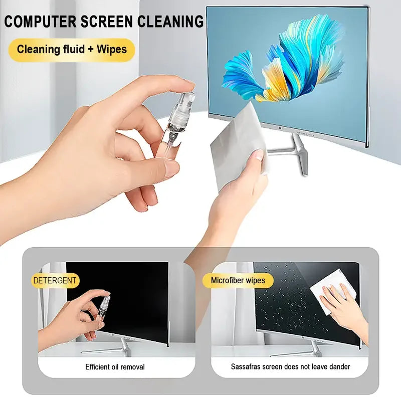 7 in 1 Electronic Cleaner Kit Laptop Keyboard Airpod Clean Multi-Function With Keycap Puller Bottle For Iphone MacBook Earbuds