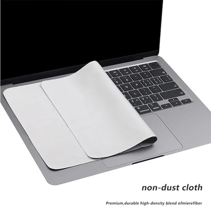 Manta de microfibra para teclado de portátil, cubierta protectora a prueba de polvo, paño de limpieza de pantalla para MacBook P