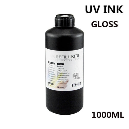 UV Hard Ink 1000ML UV Ink For Epson XP600 TX800 XP-600 L800 L805 L1800 R290 R300 1390 1400 1410 1430 DX5 DX7 DX10 UV Printer