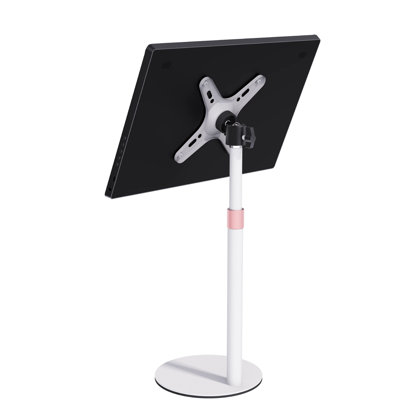 Kimdoole VESA Monitor Desk Mount Single Monitor Stands Freestanding Fits 13'' to 18'' Computer Screen with Height Adjustable
