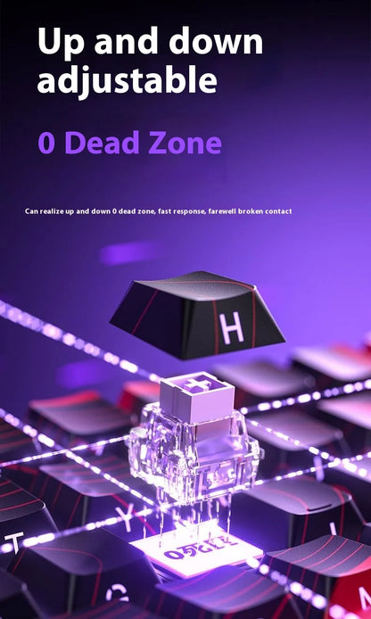 Aula Win68 HE Magnetic Switch MIni E-sports Gaming Keyboard 8k Wired Custom Hot Swap RGB Mechanical Keyboard for Pc Gamer Gift