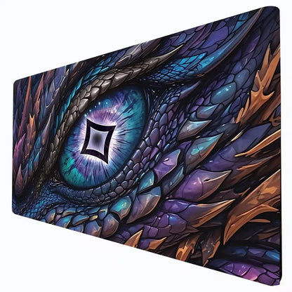 Red Dragon Eyes Mouse Pad The Magic Gathering Play Mats XXL Non-Slip TCG Playmat Rubber MTG DTCG CCG RPG Trading Cards Desk Mats