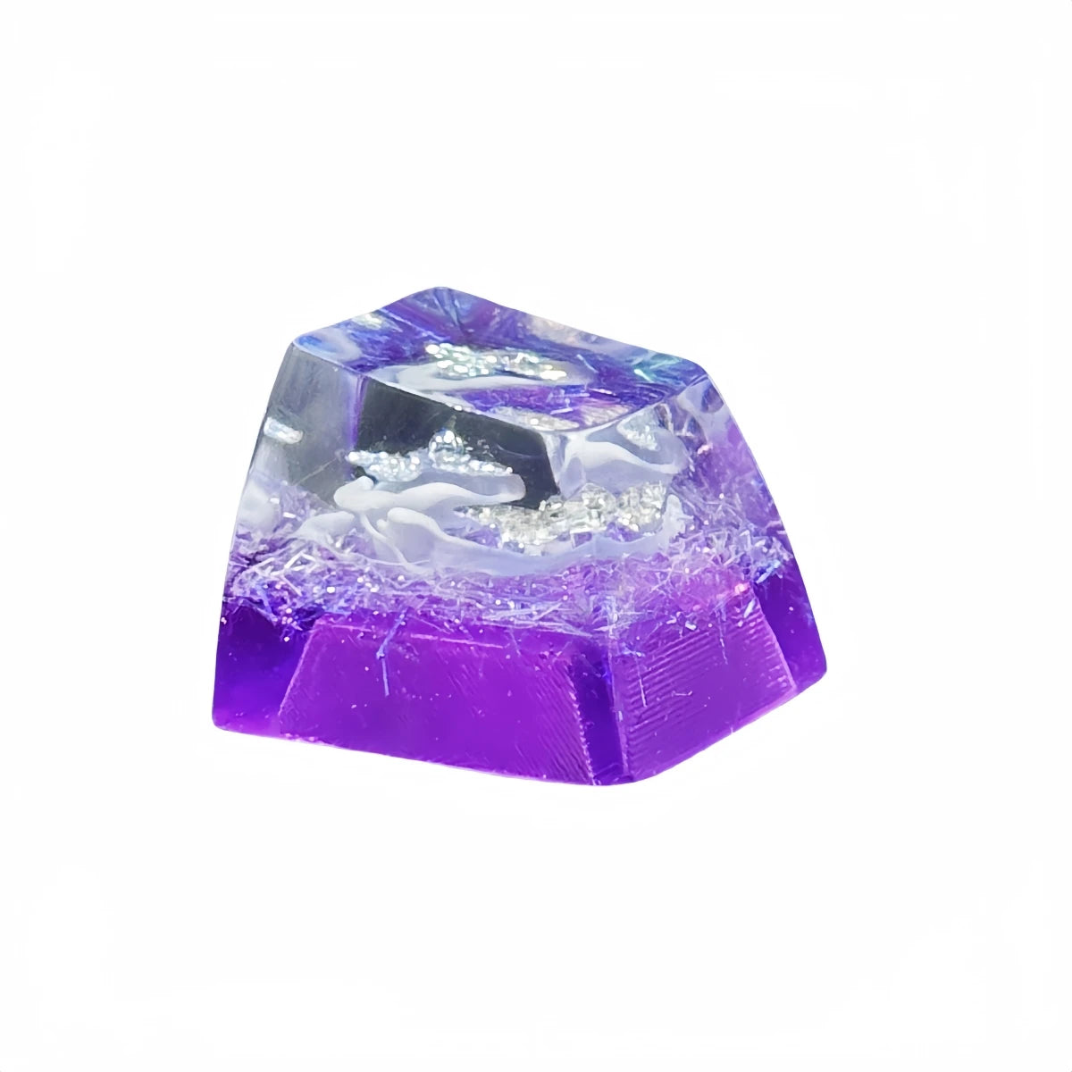NEW Butterfly Custom Keycaps Resin Drip Glue Cherry Transparent Cross Shaft for ESC Game Mechanical Keyboard Keycap