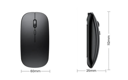 Wireless Mouse Rechargeable Dual Modes Bluetooth-combatible 2.4G USB Computer Mice For Laptop iPad Tablet Notebook Gaming Mouse