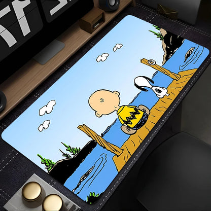 Mouse pad large Gaming Desk Mat Computer Keyboard desk pad Mats Non-slip rubber Game player PC carpet S-Snoopy Mousepad Kawaii