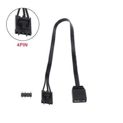 Adapter Cable For Corsair RGB To Standard ARGB 4Pin 3Pin Adapter Connector Pirate Ship Controller Adapter Line QL LL120 ICUE