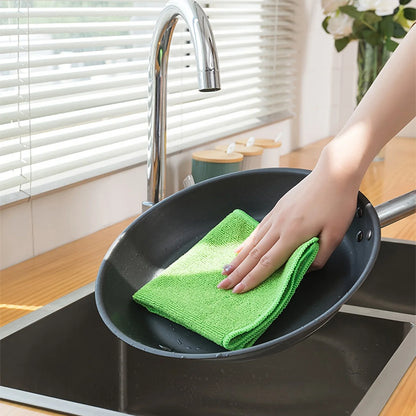 Microfiber Cleaning Cloth Set Household & Kitchen Multi-Purpose Towel, Durable and Absorbent, Bathroom and Furniture, Easily