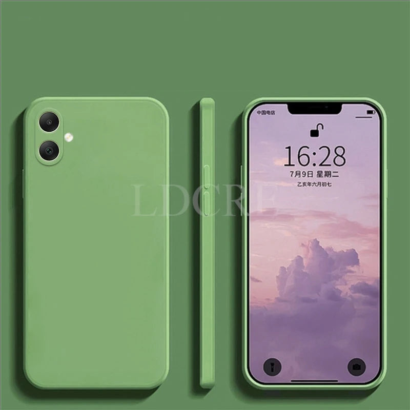 For Samsung Galaxy A06 Case Liquid Silicone Protective Samsung A06 A05 A04 Case TPU Plain Rubber Phone Case Galaxy A06 Cover