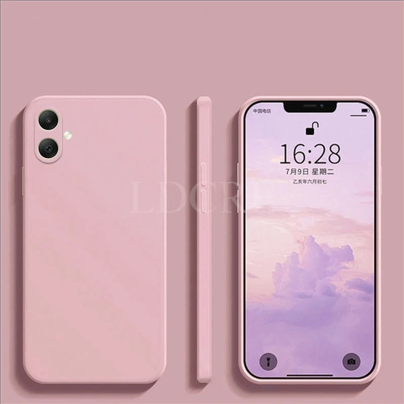 For Samsung Galaxy A06 Case Liquid Silicone Protective Samsung A06 A05 A04 Case TPU Plain Rubber Phone Case Galaxy A06 Cover