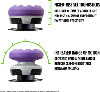 NEW 2PCS Freek Galaxy Performance Thumb Grip Caps Silicone Analog Stick Caps Cover for Xbox Series X/S Controller Silicone Cap
