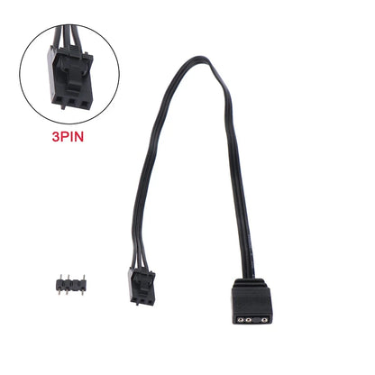 Adapter Cable For Corsair RGB To Standard ARGB 4Pin 3Pin Adapter Connector Pirate Ship Controller Adapter Line QL LL120 ICUE
