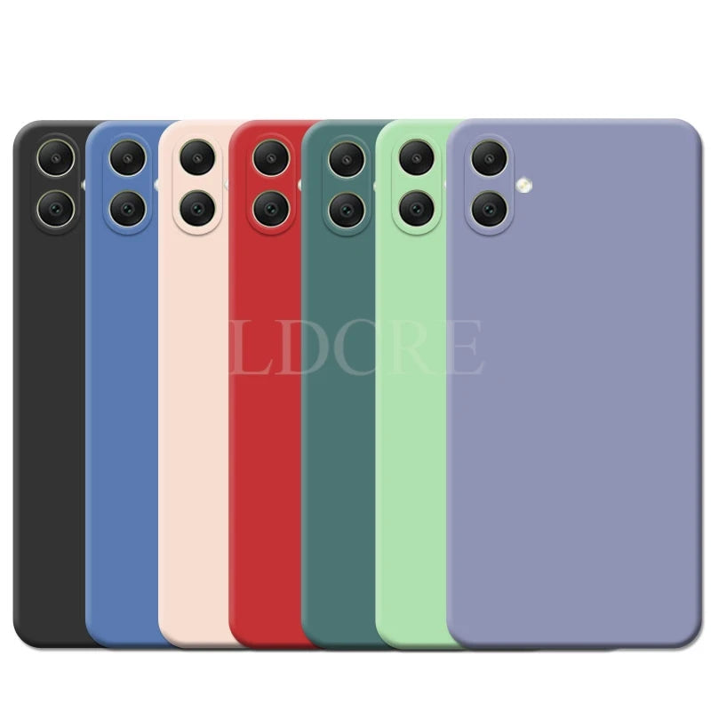 For Samsung Galaxy A06 Case Liquid Silicone Protective Samsung A06 A05 A04 Case TPU Plain Rubber Phone Case Galaxy A06 Cover