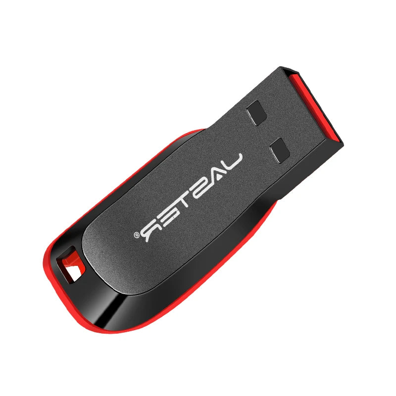 JASTER Plastic USB Flash Drive 128GB Key Chain Memory Stick 64GB Mini Pen Drive 32GB Black Creative Business Gift 16GB 8GB 4GB