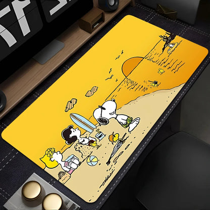 Mouse pad large Gaming Desk Mat Computer Keyboard desk pad Mats Non-slip rubber Game player PC carpet S-Snoopy Mousepad Kawaii