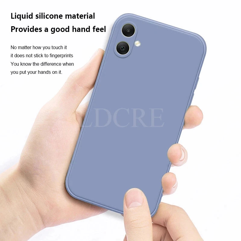 For Samsung Galaxy A06 Case Liquid Silicone Protective Samsung A06 A05 A04 Case TPU Plain Rubber Phone Case Galaxy A06 Cover