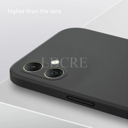 For Samsung Galaxy A06 Case Liquid Silicone Protective Samsung A06 A05 A04 Case TPU Plain Rubber Phone Case Galaxy A06 Cover