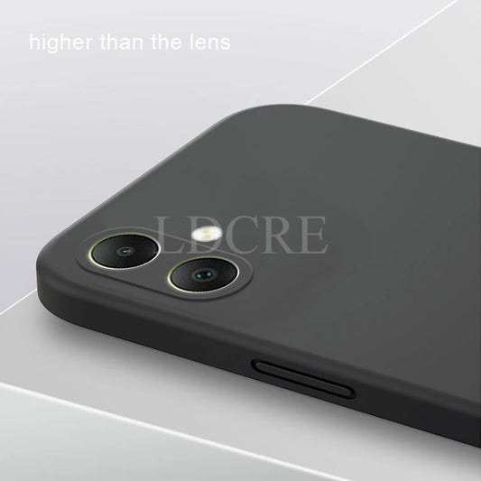 For Samsung Galaxy A06 Case Liquid Silicone Protective Samsung A06 A05 A04 Case TPU Plain Rubber Phone Case Galaxy A06 Cover