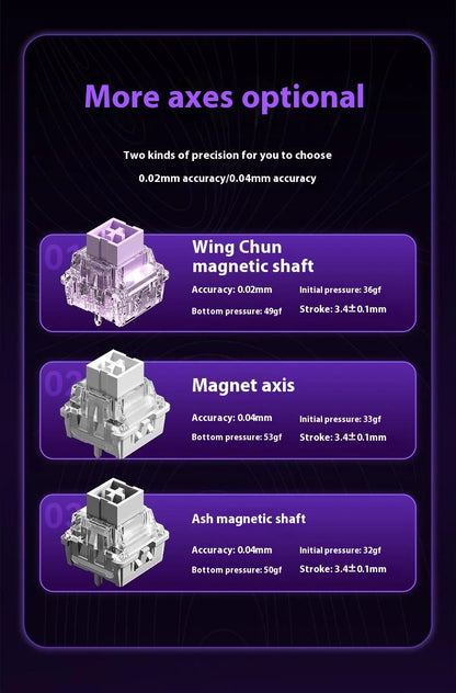 Aula Win68 HE Magnetic Switch MIni E-sports Gaming Keyboard 8k Wired Custom Hot Swap RGB Mechanical Keyboard for Pc Gamer Gift