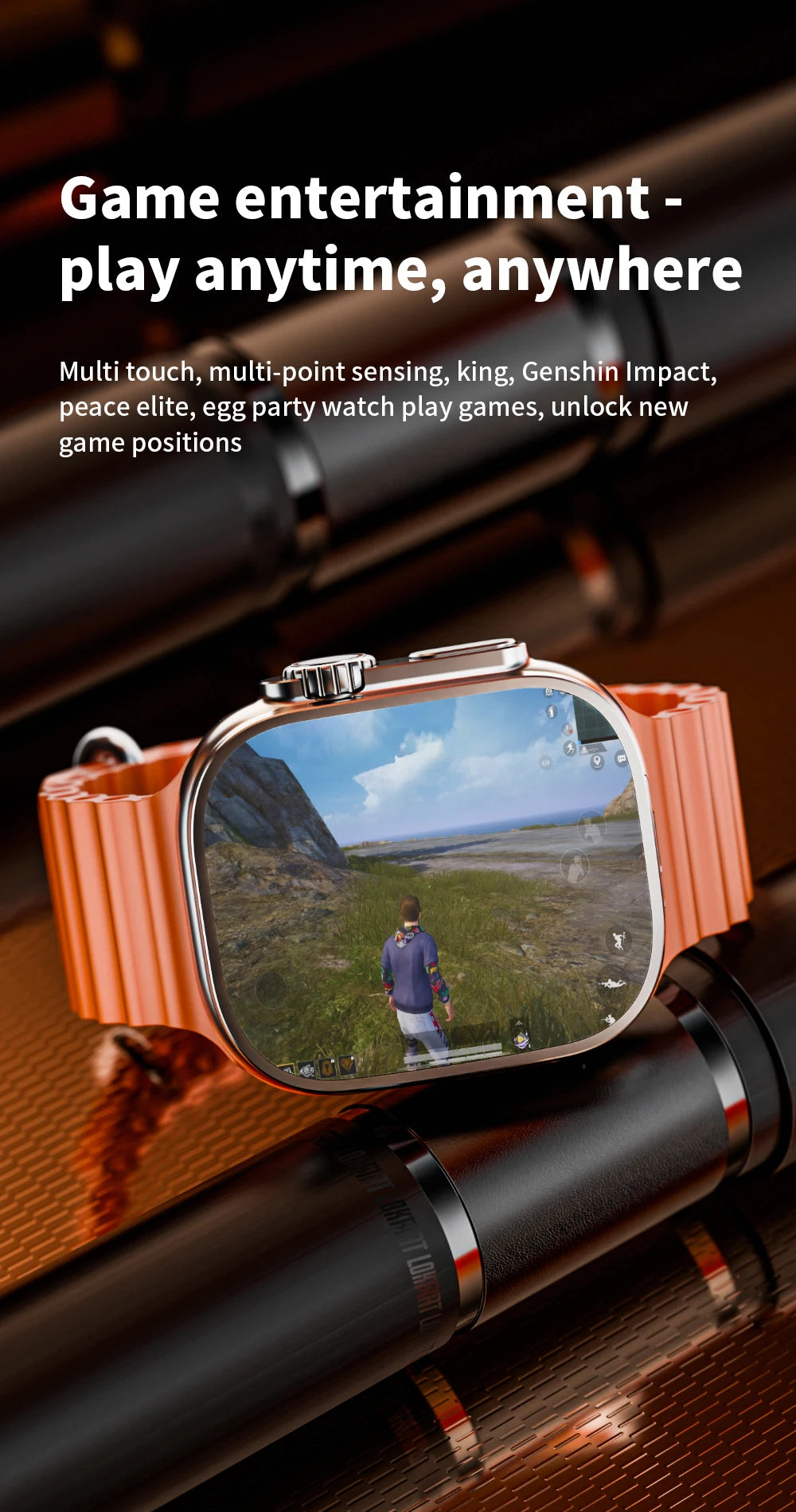 JC02 Pro Smart Watch 2.2 inch Amoled 4G/5G WIFI GPS Curved Screen 480*520 Display App Download Android 10 Sim Card Smartwatch