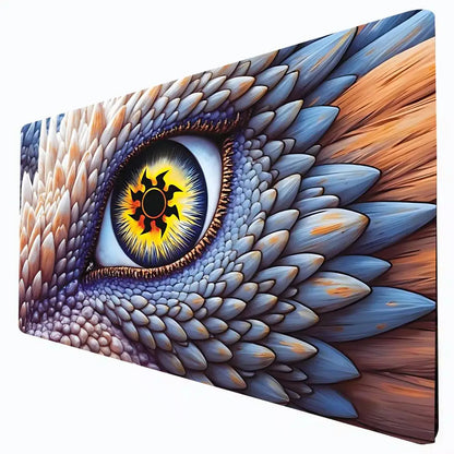 Red Dragon Eyes Mouse Pad The Magic Gathering Play Mats XXL Non-Slip TCG Playmat Rubber MTG DTCG CCG RPG Trading Cards Desk Mats