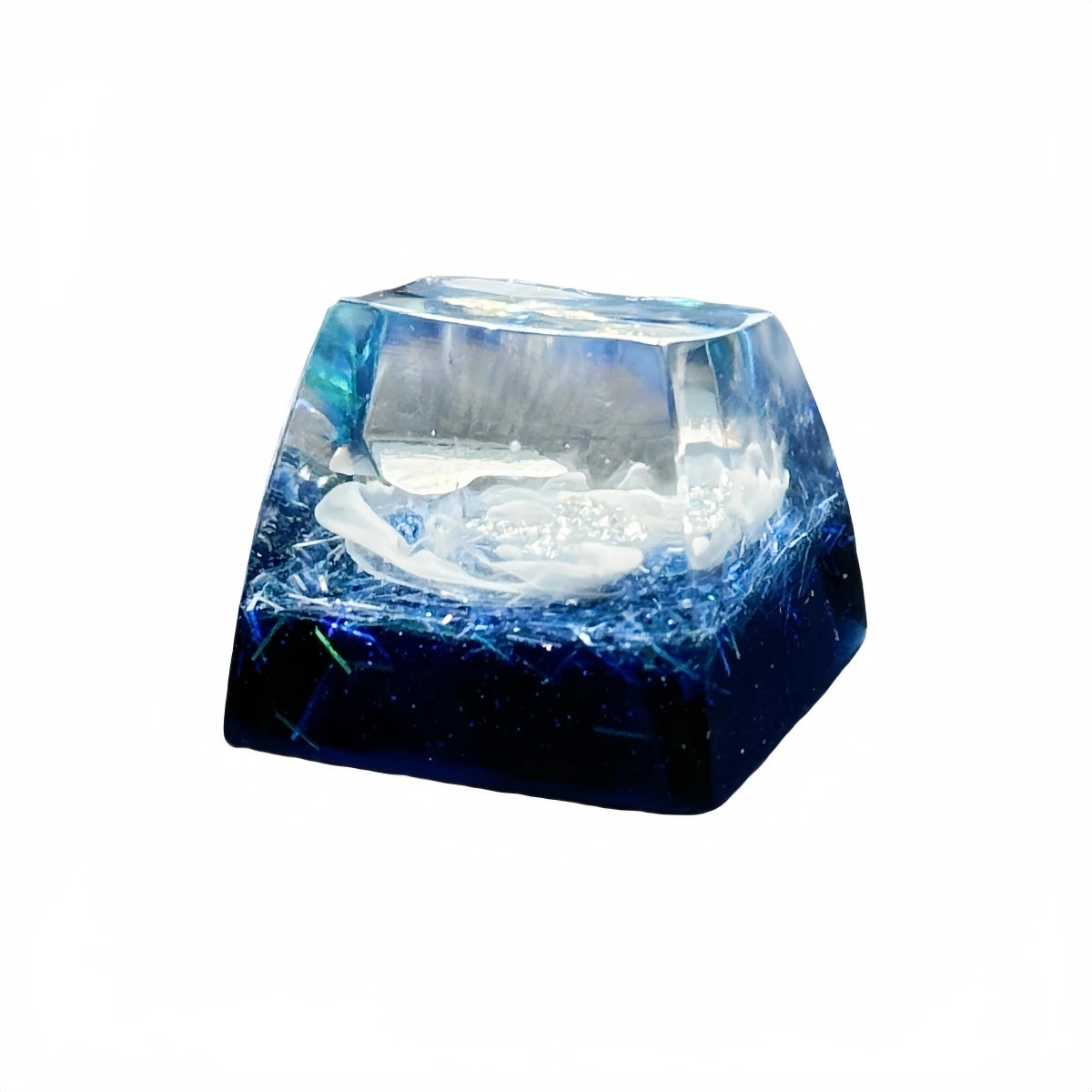 NEW Butterfly Custom Keycaps Resin Drip Glue Cherry Transparent Cross Shaft for ESC Game Mechanical Keyboard Keycap