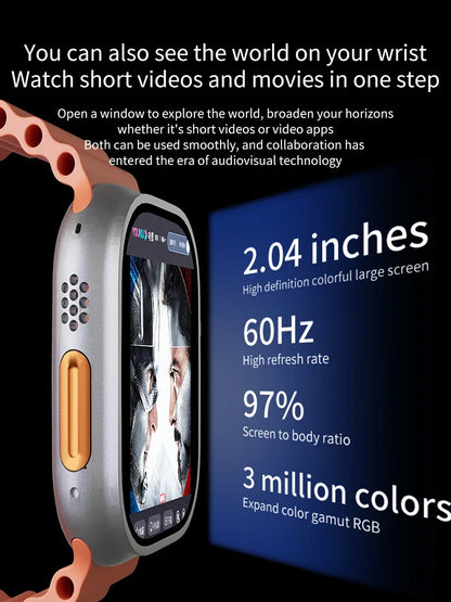 JC02 Pro Smart Watch 2.2 inch Amoled 4G/5G WIFI GPS Curved Screen 480*520 Display App Download Android 10 Sim Card Smartwatch