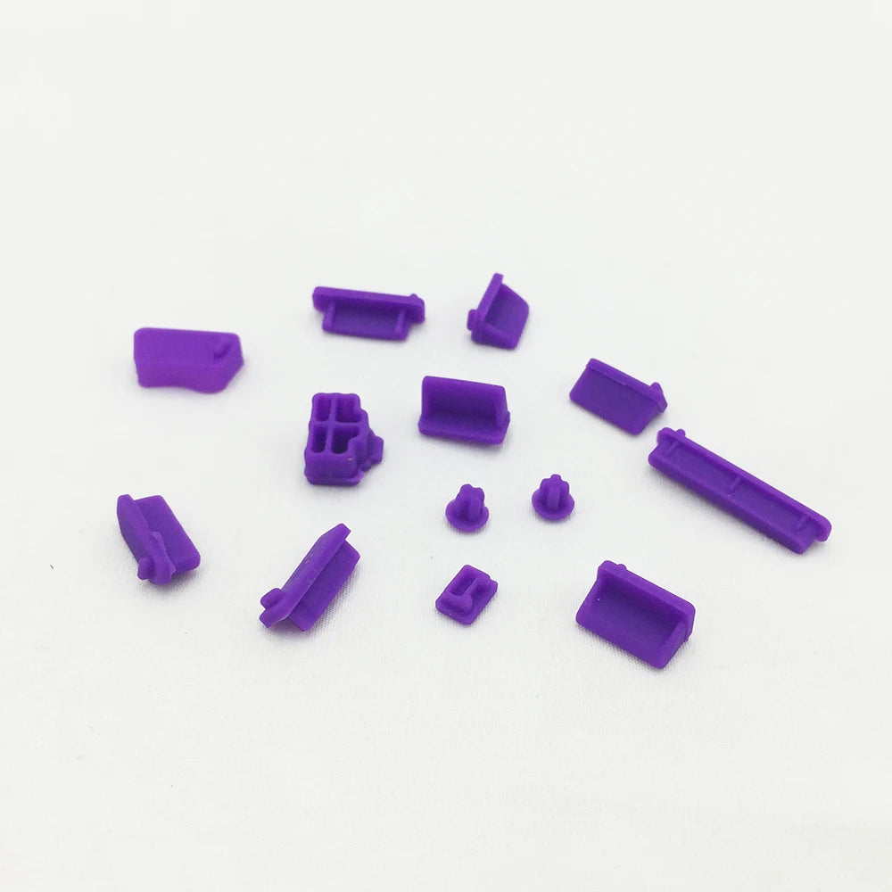 16Pcs Universal Anti Dustproof Notebook Port Plug Silicone Protector USB Elastic Laptop Computer Cover Stopper
