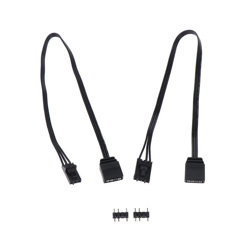 Adapter Cable For Corsair RGB To Standard ARGB 4Pin 3Pin Adapter Connector Pirate Ship Controller Adapter Line QL LL120 ICUE