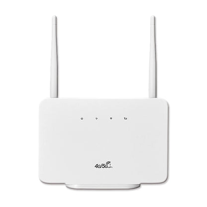 4G LTE CPE Router Modem 300Mbps Wireless Hotspot External Antenna with Sim Card Slot EU Plug for Home Travel Work