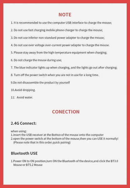 Wireless Mouse Rechargeable Dual Modes Bluetooth-combatible 2.4G USB Computer Mice For Laptop iPad Tablet Notebook Gaming Mouse