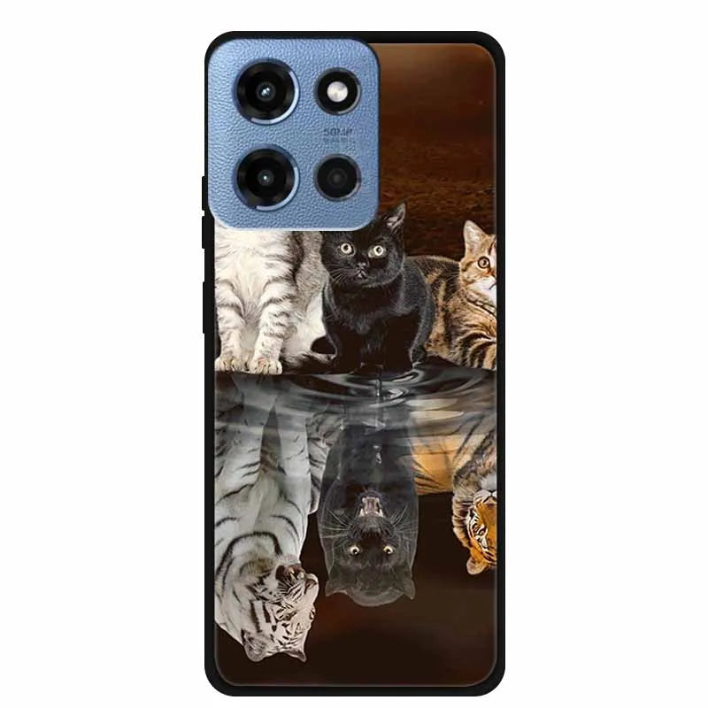 For Motorola G 2025 Phone Case Soft TPU Capa Bumper Silicone Back Cover Animal Shield For Motorola Moto G 5G 2025 Fundas Coque