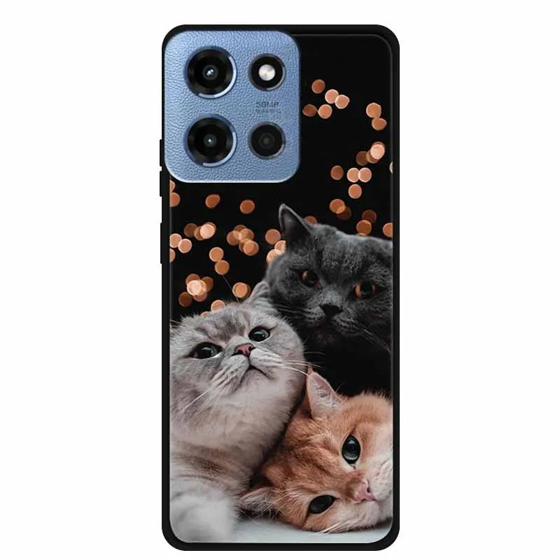 For Motorola G 2025 Phone Case Soft TPU Capa Bumper Silicone Back Cover Animal Shield For Motorola Moto G 5G 2025 Fundas Coque